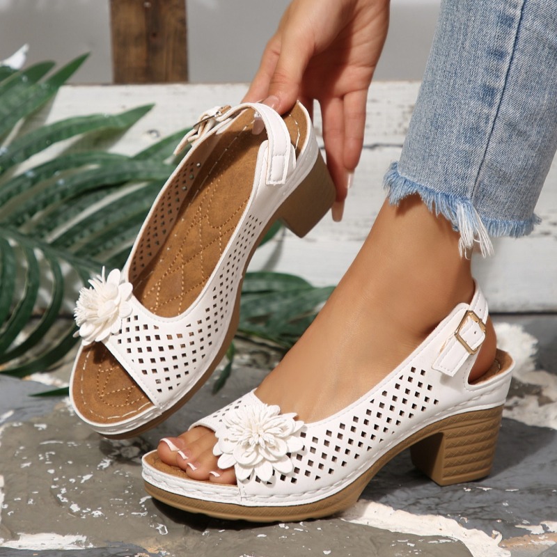 Women'S Shoes Veja - Women Chunky Heel Sandals Summer 2026