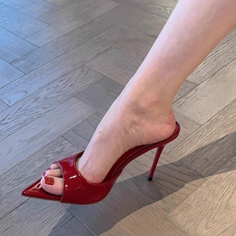 Peep Toe Heels - Nightclub Fashion Thin High Heel Summer