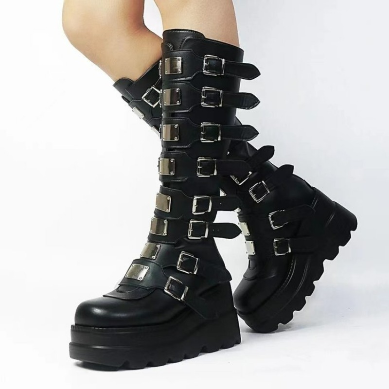 Women Shoes Size Chart - Women Boots Platform Long Boots Sexy