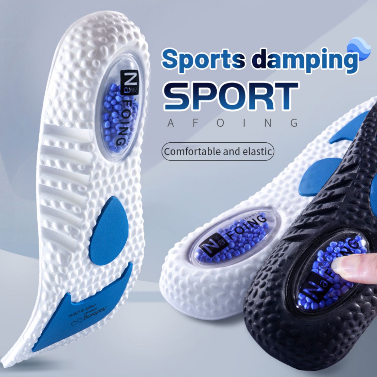 Women'S Shoes With Arch Support - 1Pair Upgrade Sports Shock Absorption Insole