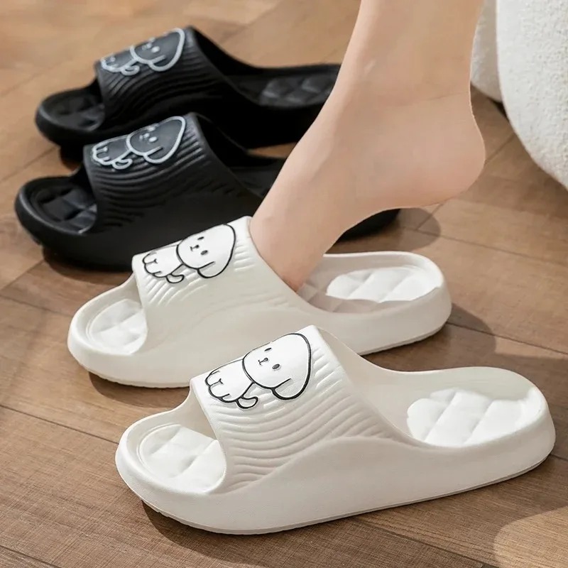 Cute Carton Slippers Bathroom  - Women Shoes Wedges review and price