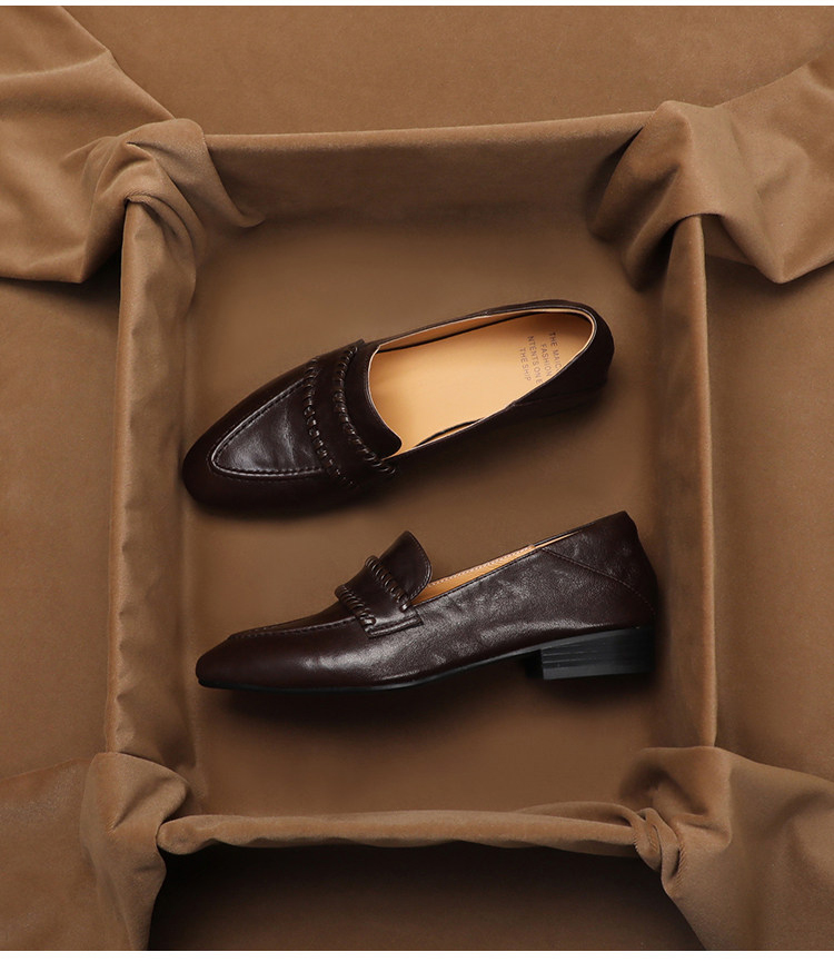 SHOEBOX Retro soft sheepskin o - Peep Toe Heels review and price