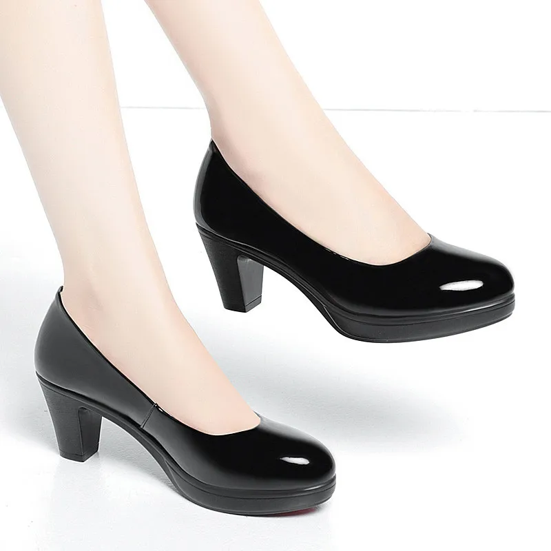 6cm 8cm Plus Size 34-42 Elegan - Patent Leather Pump review and price