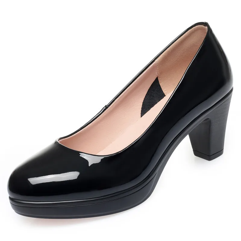6cm 8cm Plus Size 34-42 Elegan - Patent Leather Pump review and price