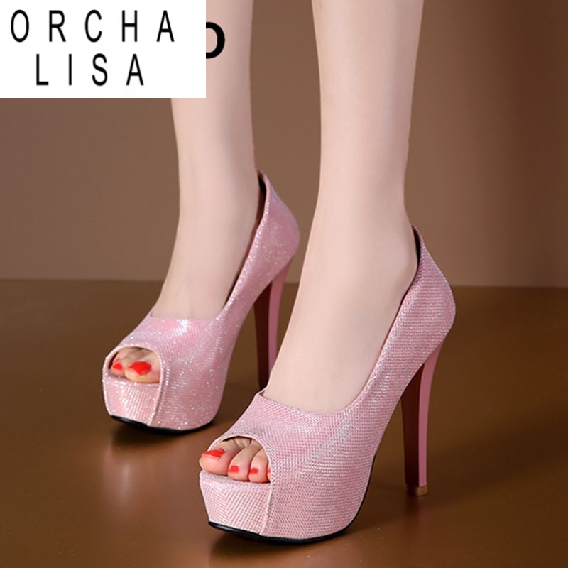 ORCHA LISA Luxury Sexy Women S - Peep Toe Heels review and price