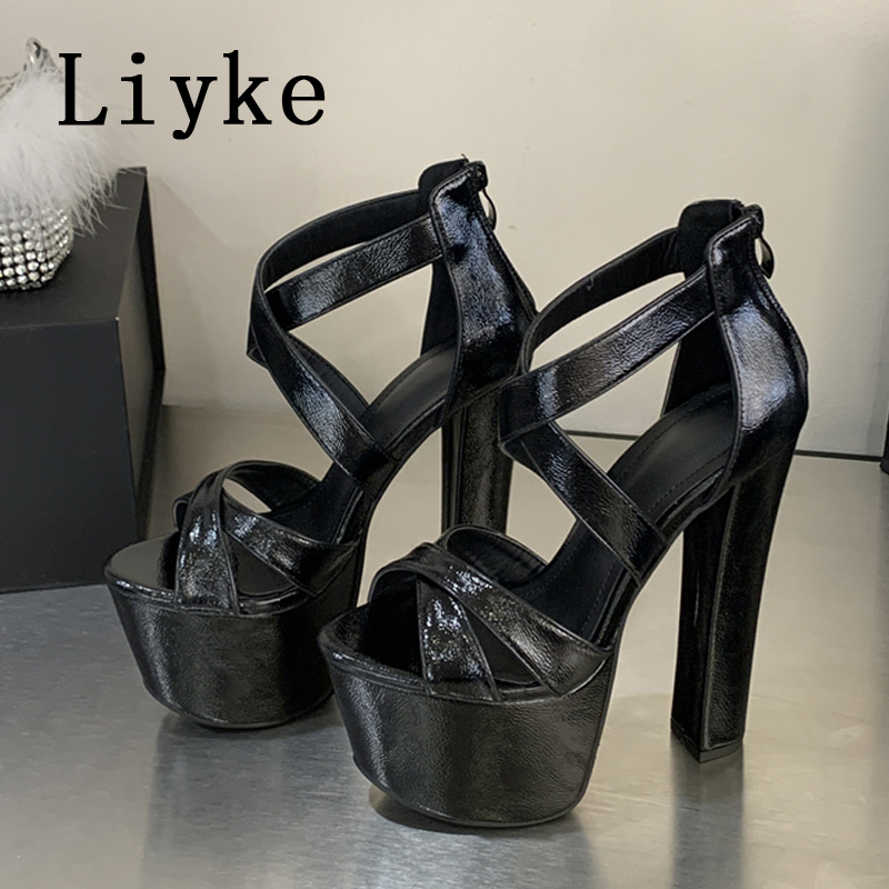 Liyke Model Show Super High He - Peep Toe Heels review and price
