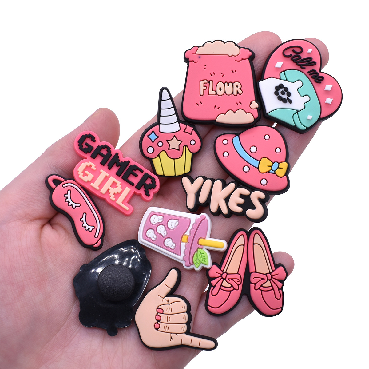 Cute Pink Shoe Charms Decorati - Women'S Shoes Crocs review and price