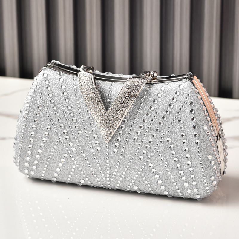 Silver Party Bag Diamond Weddi - Women'S Shoes Louis Vuitton review and price