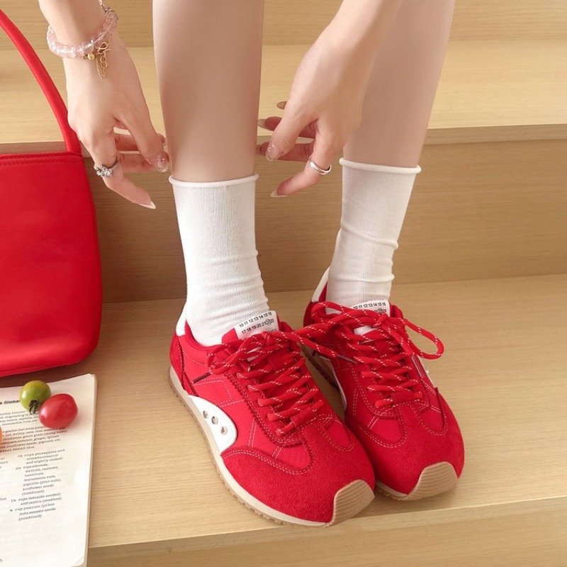 Retro Color Block Sneakers Wom - Women Shoes For Walking review and price