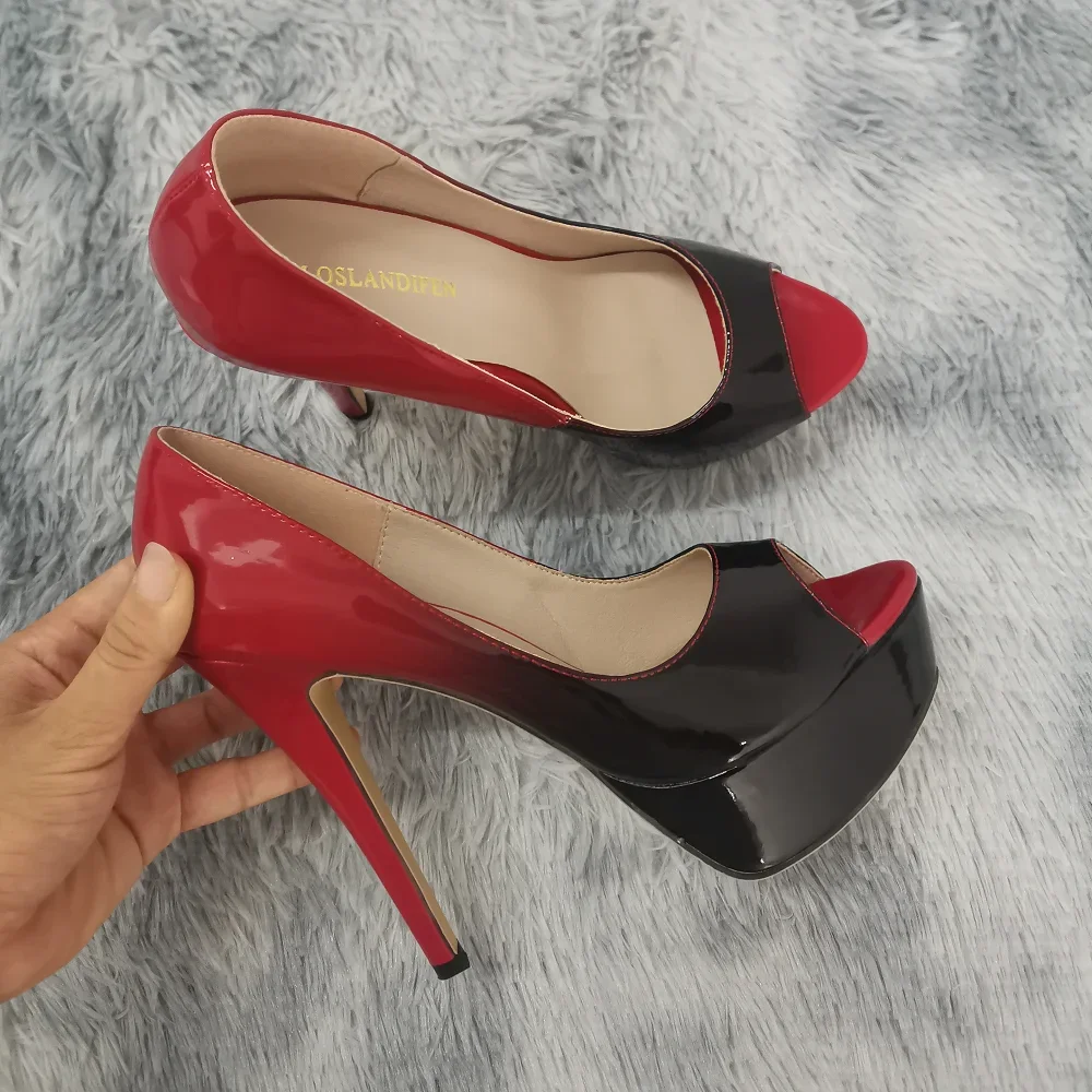 Women Stilettos Sexy Pumps 14c - Patent Leather Pump review and price