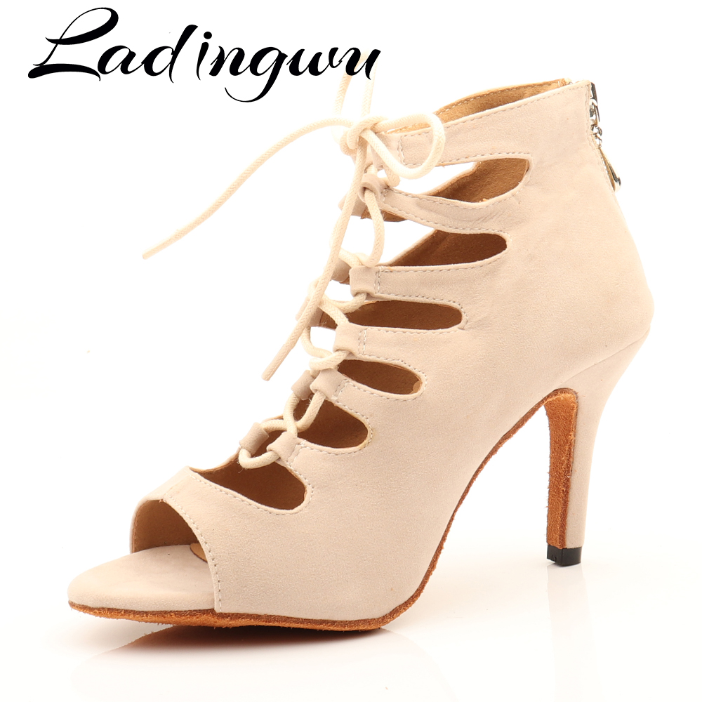 Ladingwu Beige Suede High-top  - Women'S Shoes Z review and price
