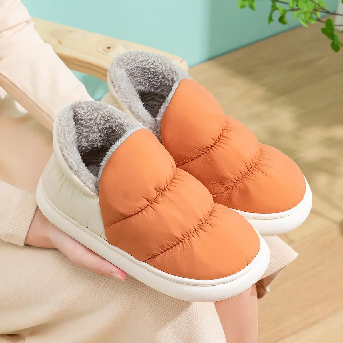 Women Men Slippers Winter Down - Women Shoes Waterproof review and price