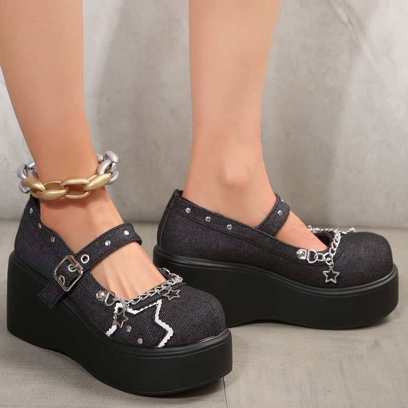 Metal Chain Platform Shoes Wom - Women'S Shoes Back To School review and price