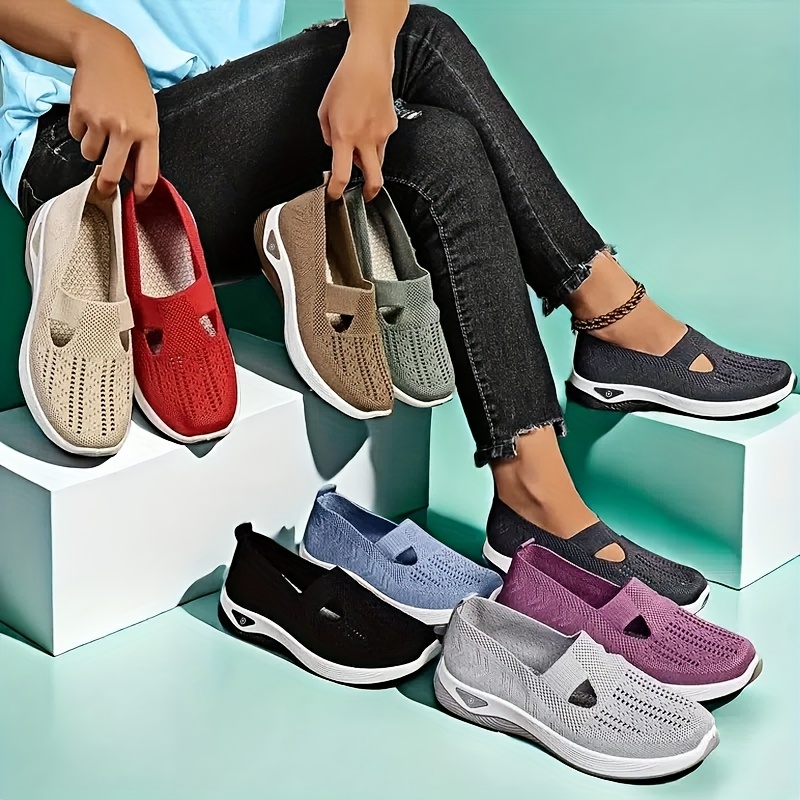 Womens Spring Summer Knit Slip - Women'S Shoes With Arch Support review and price