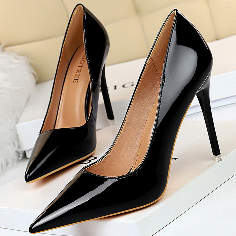 BIGTREE Shoes Patent Leather S - Patent Leather Pump review and price