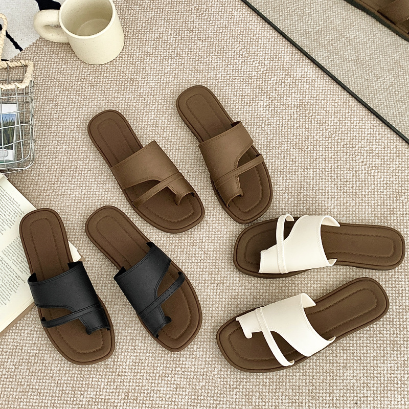 Women Summer New Slide Sandals - Thong Flat Sandal review and price