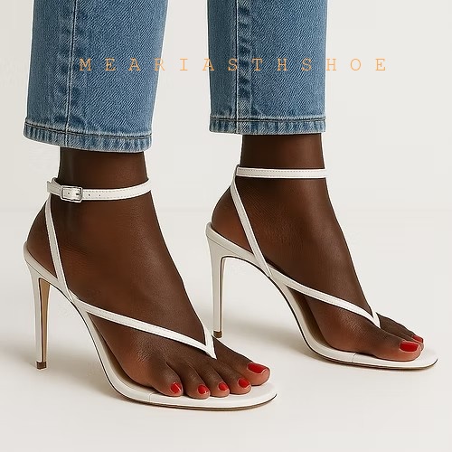 Beige Black Cross Straps Flip- - Thong Flat Sandal review and price