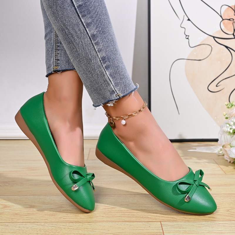Bow Shallow Mouth Soft Sole Co - Women Shoes Wedges review and price