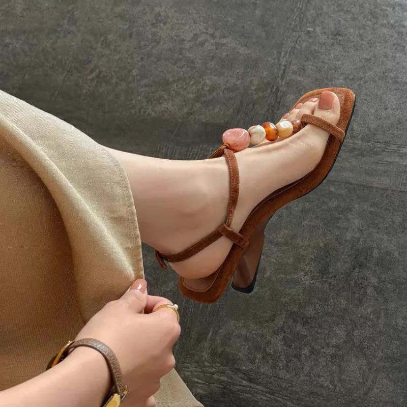 Women's Black Suede Colorful B - Thong Flat Sandal review and price