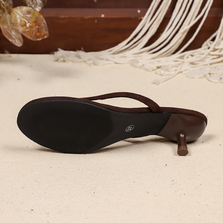 New Faux Suede Heeled Thong Sa - Thong Flat Sandal review and price