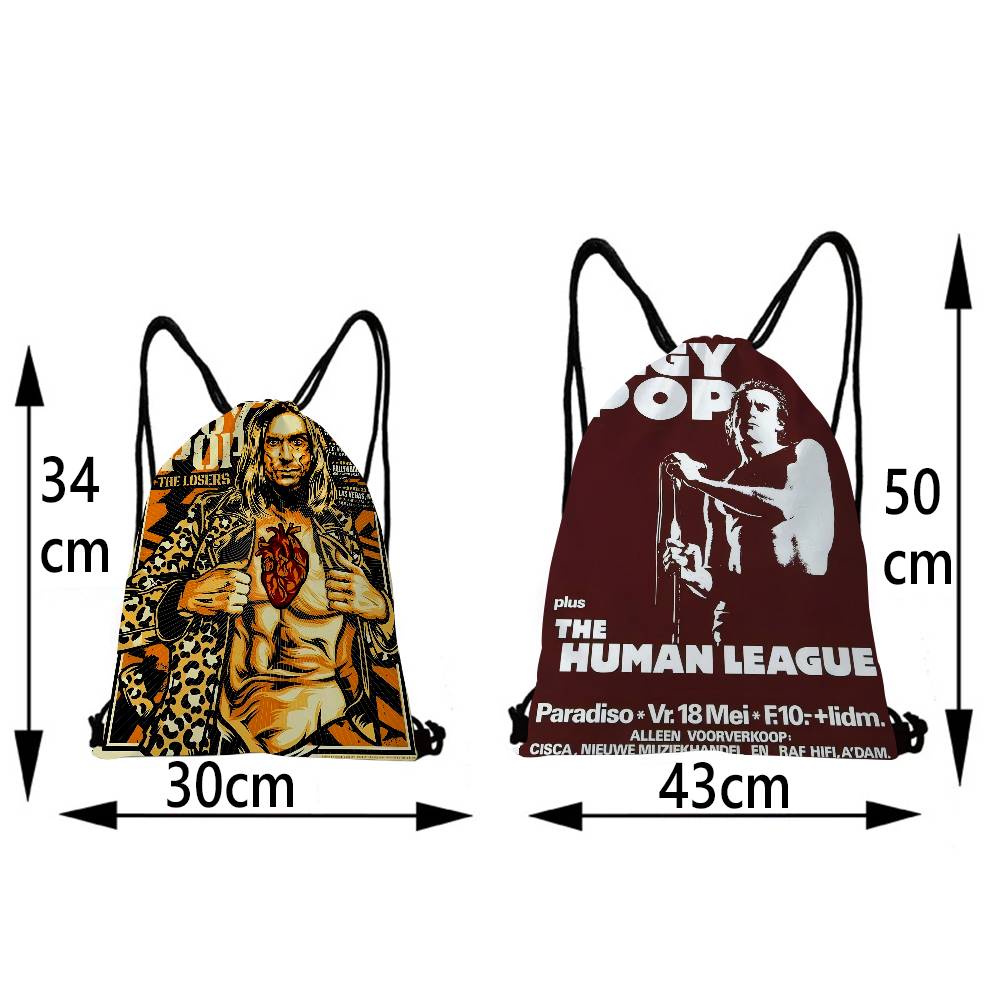 Iggy Pop Band Drawstring Bag G - Women'S Shoes Back To School review and price