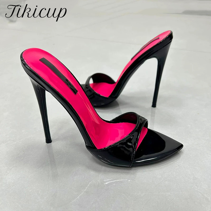 Woman Stilettos 12cm Slipper S - Patent Leather Pump review and price