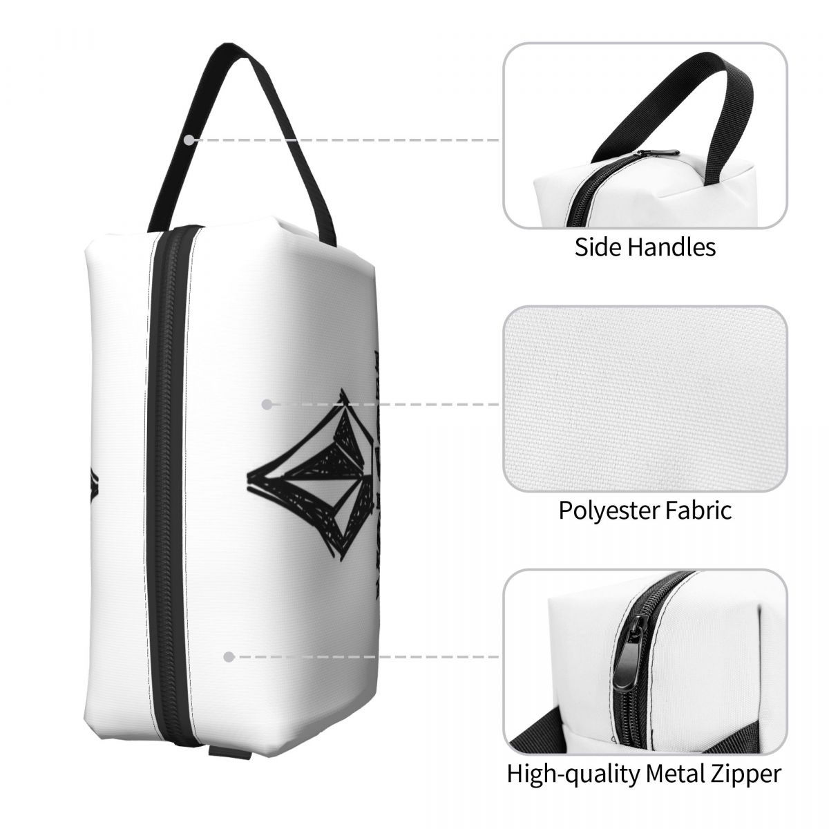 V-Volcom Logo Makeup Bag Cosme - Women'S Shoes Louis Vuitton review and price