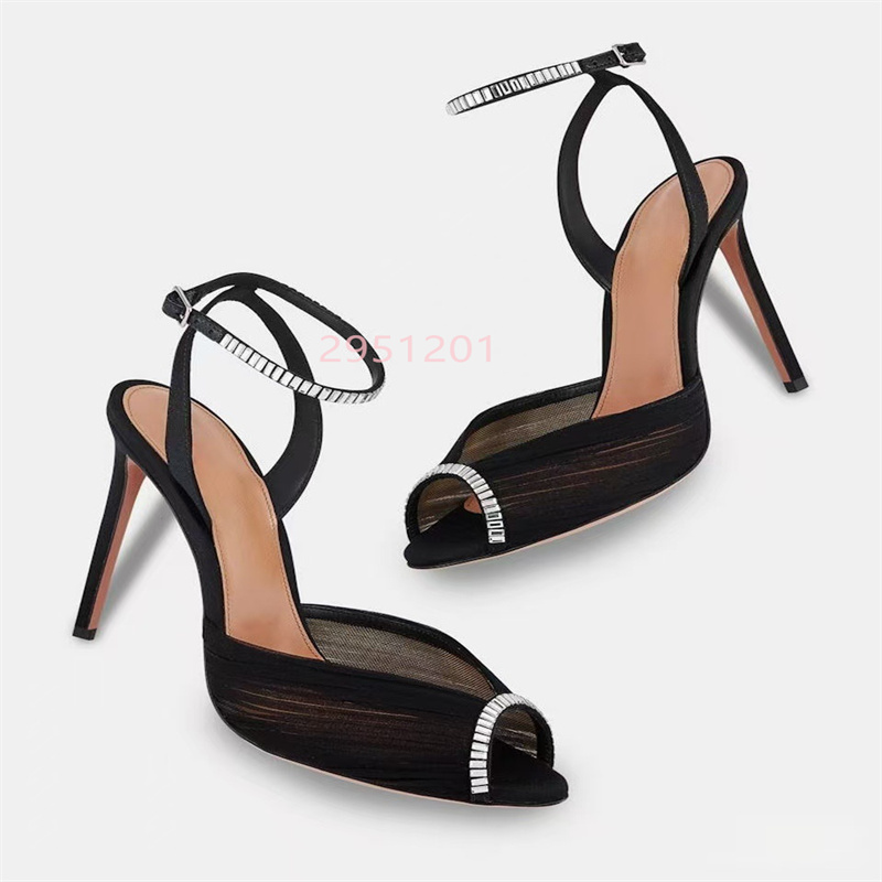 Crystal V Pointed Toe Women Wh - Peep Toe Heels review and price