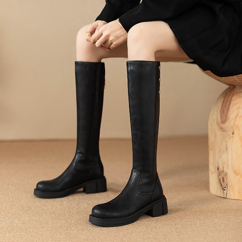 Autumn Winter Middle Heel Ladi - Women Shoes Waterproof review and price