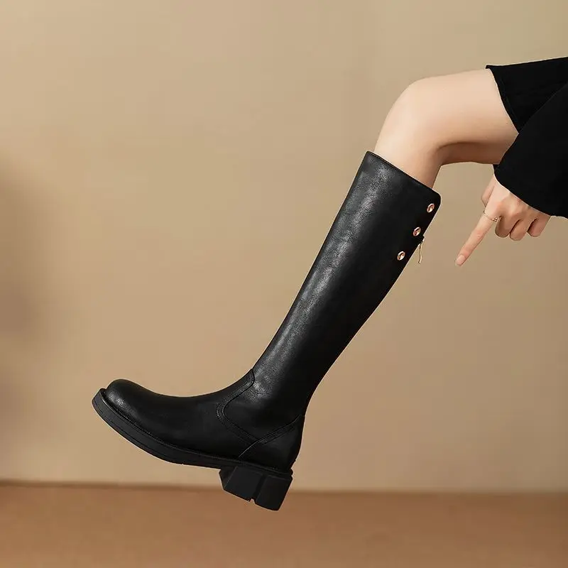 Autumn Winter Middle Heel Ladi - Women Shoes Waterproof review and price